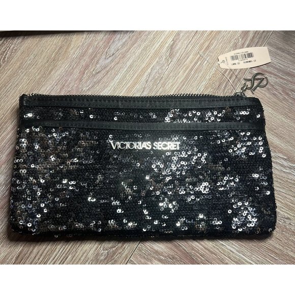 Victoria's Secret Bags Victorias Secret Makeup Cosmetic Bag Black